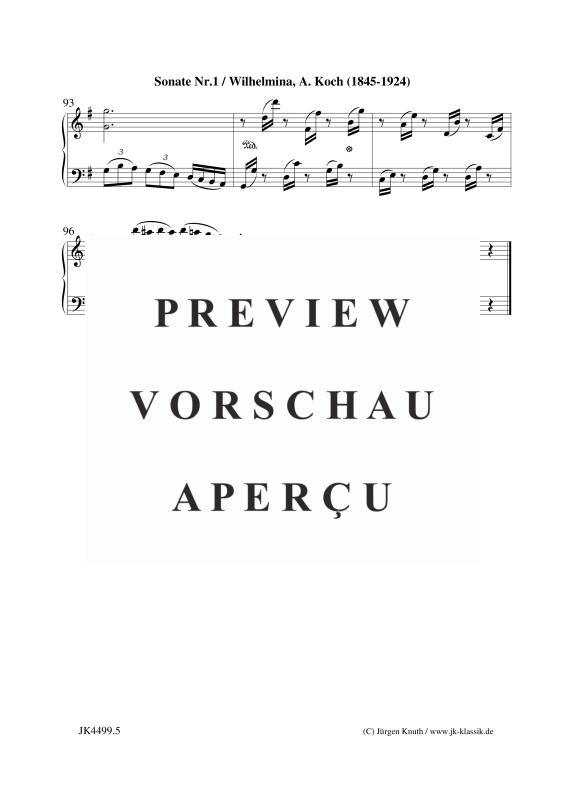 Produktgalerie: Seite 6 von 6 Sonate Nr. 1, , Klavier Solo