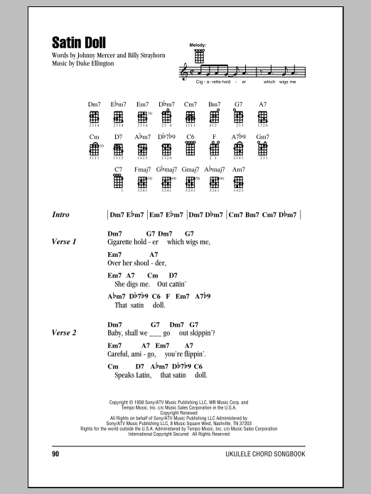 Product gallery: Page 1 of 1 Satin Doll, Duke Ellington