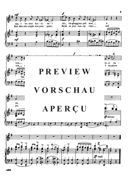 gallery: Per la gloria d´adorarvi , Parisotti, Alessandro, (Gesang hoch + Klavier)
