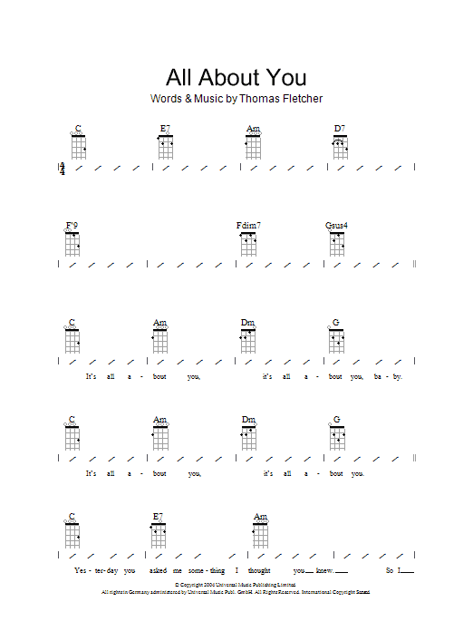 Product gallery: Page 1 of 1 All About You, McFly