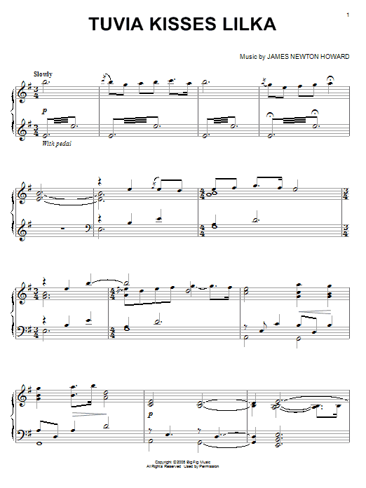 Product gallery: Page 1 of 1 Tuvia Kisses Lilka, James Newton Howard