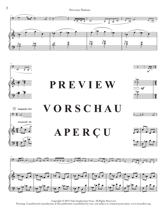 Produktgalerie: Seite 4 von 13 Perverse Notions , , (Tuba + Klavier)