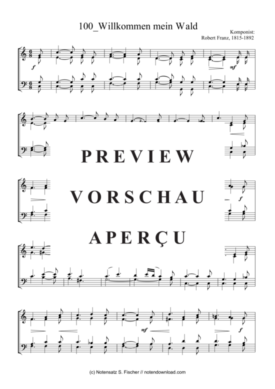 Product gallery: Page 2 of 3 Willkommen mein Wald , , Posaunenchor / German Brass Choir