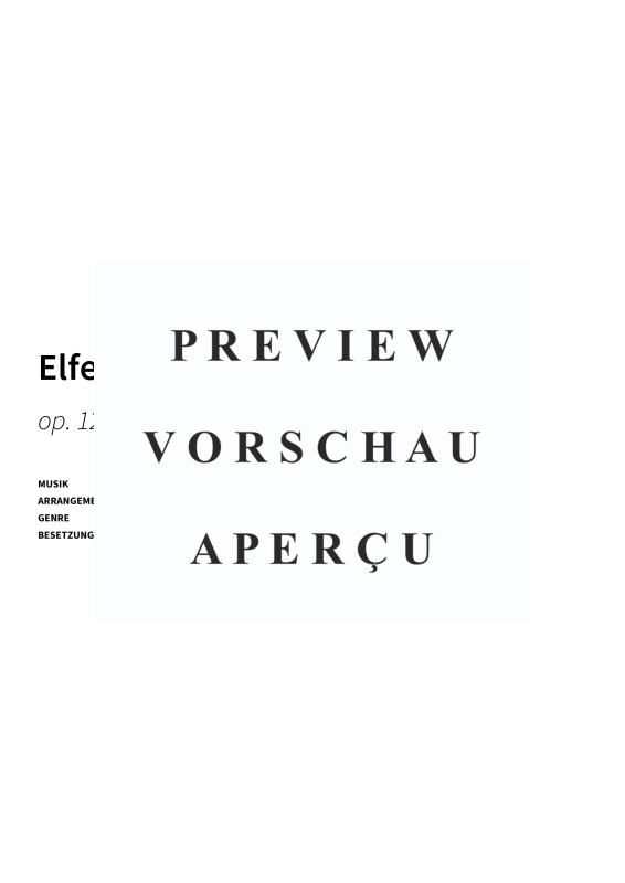 Produktgalerie: Seite 3 von 6 Elfentanz - op. 12 Nr. 4 - Leicht spielbare Klavierfassung, , Klavier Solo