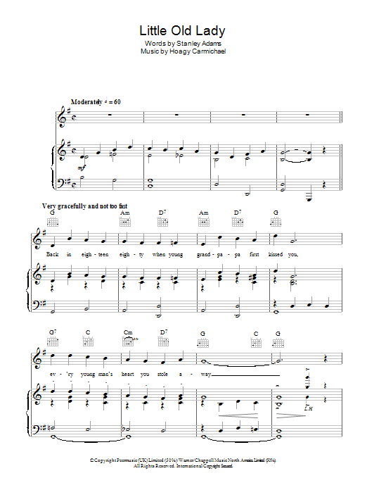 Product gallery: Page 1 of 1 Little Old Lady, Hoagy Carmichael