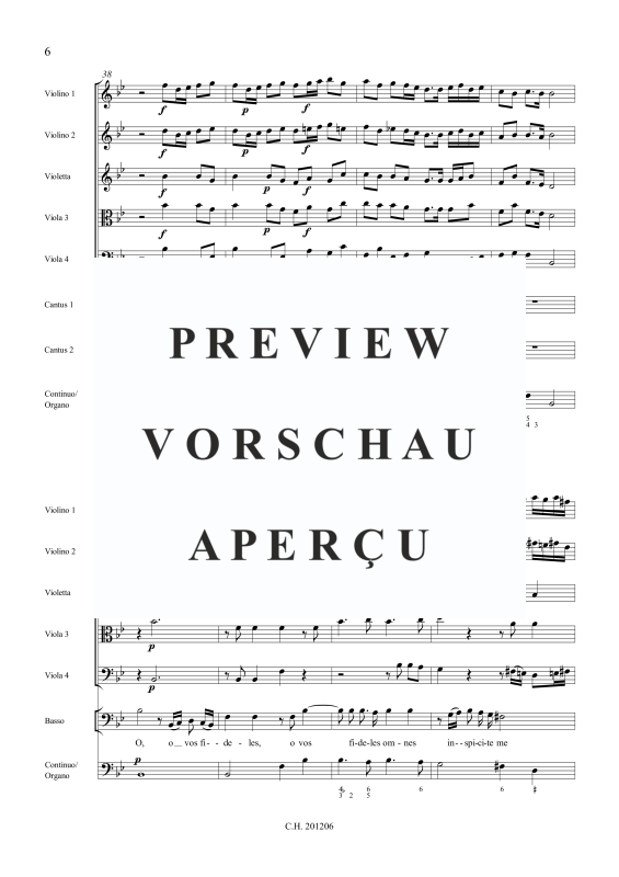 gallery: O Jesu mi, o candor, , (Gemischtes Ensemble CCTB, Streicher Ensemble und Orgel)