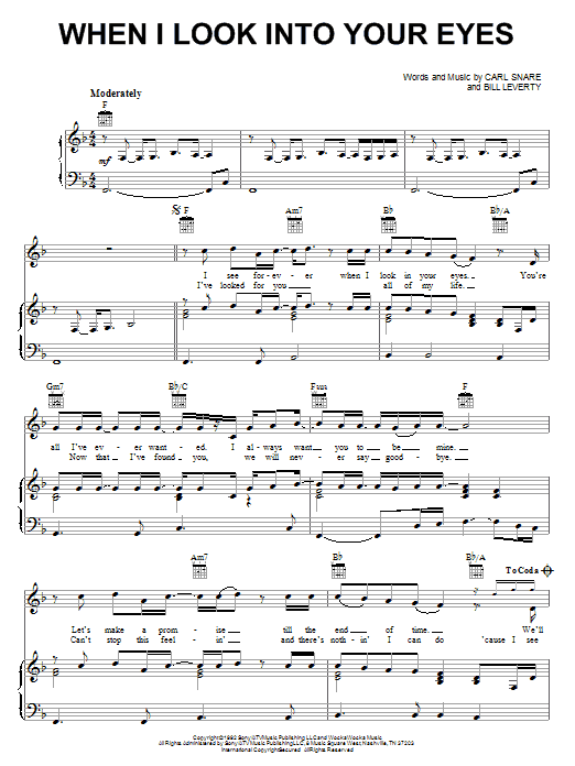 Produktbild zu: When I Look Into Your Eyes