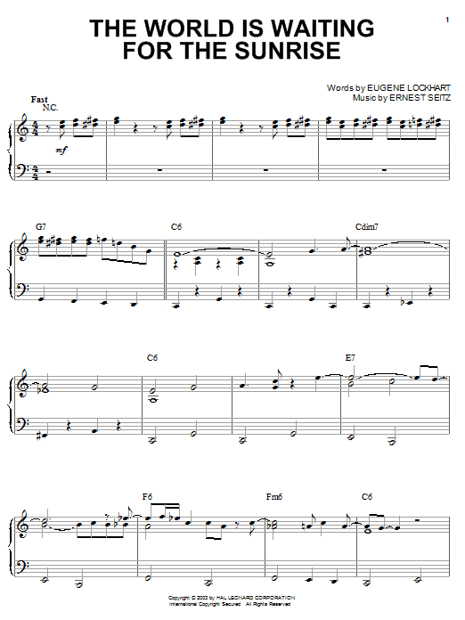 Product gallery: Page 1 of 1 The World Is Waiting For The Sunrise, Benny Goodman