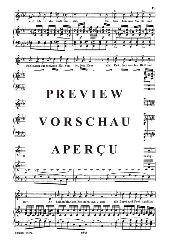 Product gallery: Page 3 of 5 Rückblick D.911-8 (Winterreise), , Medium Voice and Piano