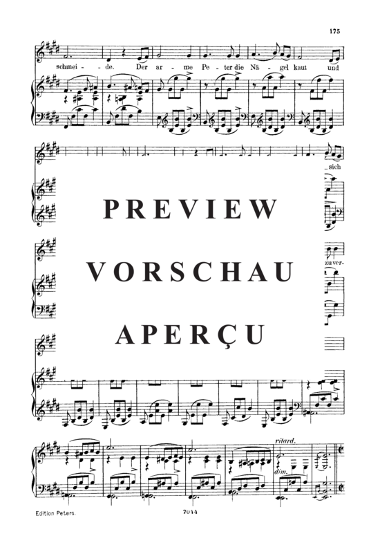 Product gallery: Page 3 of 5 Der arme Peter, Op.53 No.3, , Low Voice and Piano