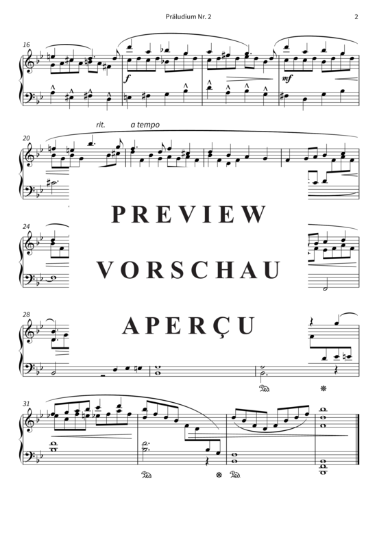 Product gallery: Page 5 of 5 Präludium Nr. 2 (Aus Acht Präludien op. 12) , , Piano Solo
