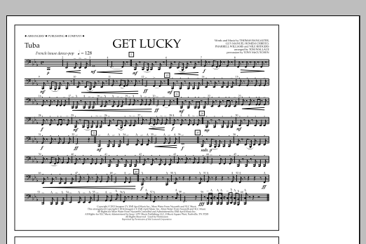 Produktbild zu:  Get Lucky - Tuba - Tom Wallace