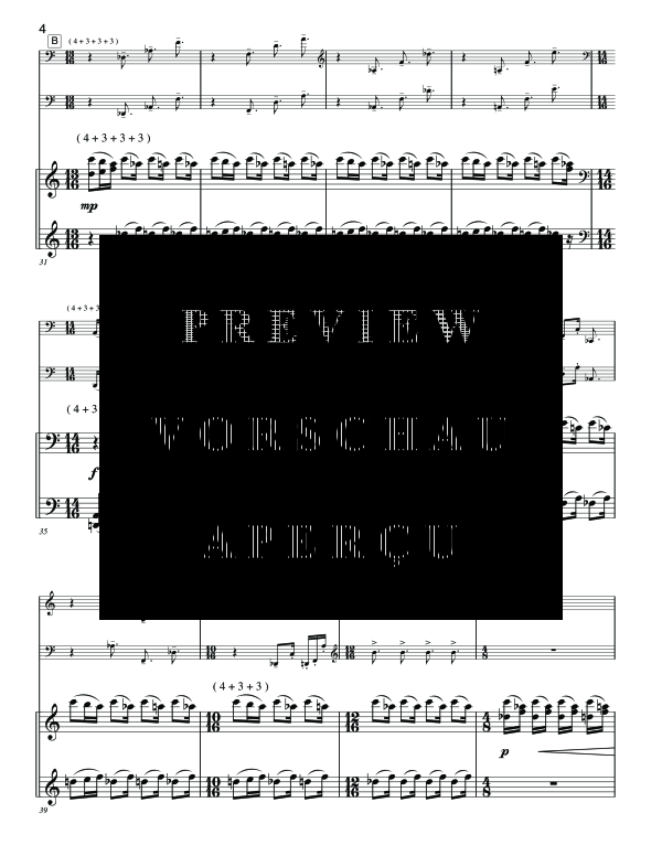 Produktgalerie: Seite 8 von 11 Bass Clarinet Double Concerto, , (Trio 2x Bass Klarinette und Klavier)
