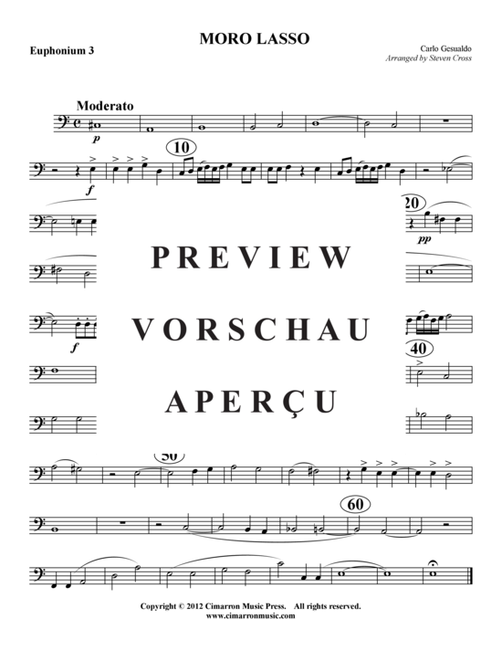 Product gallery: Page 9 of 12 Moro Lasso , , (Tuba Ensemble)