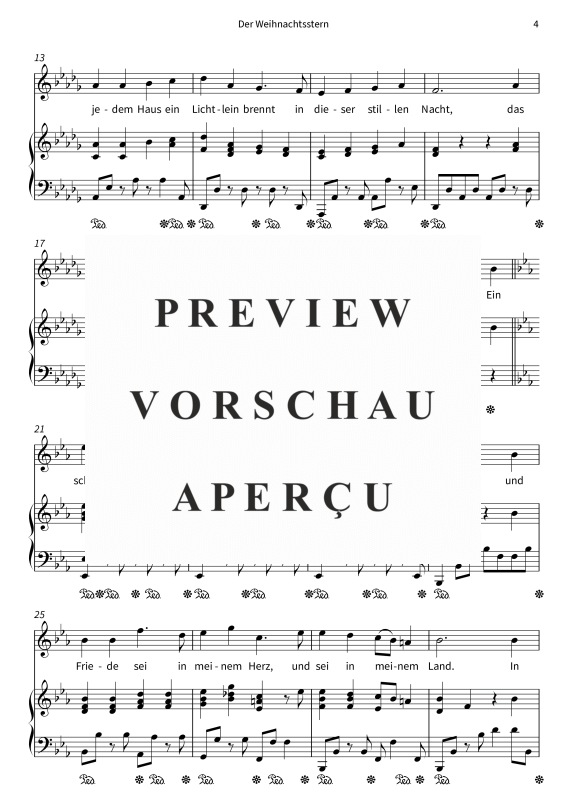 Produktgalerie: Seite 6 von 7 Der Weihnachtsstern, , Gesang und Klavier