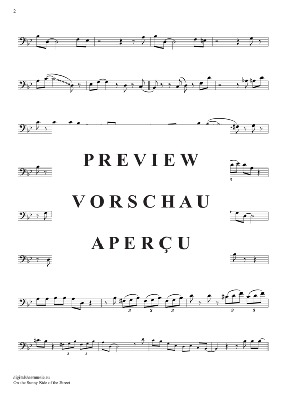 Product gallery: Page 3 of 4 On The Sunny Side Of The Street , McHugh, Jim, (Posaune / Bariton)