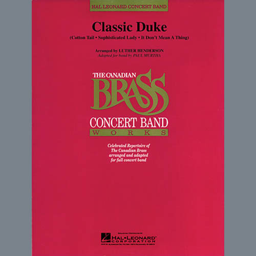 cover: Classic Duke - Piccolo, Paul Murtha, Ensemble