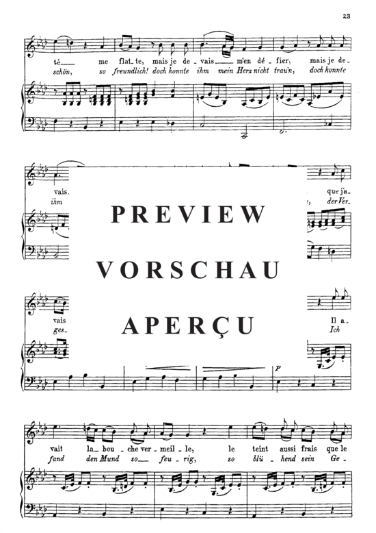 gallery: Dans un bois solitaire, K.308-295b , , (Gesang mittel + Klavier)