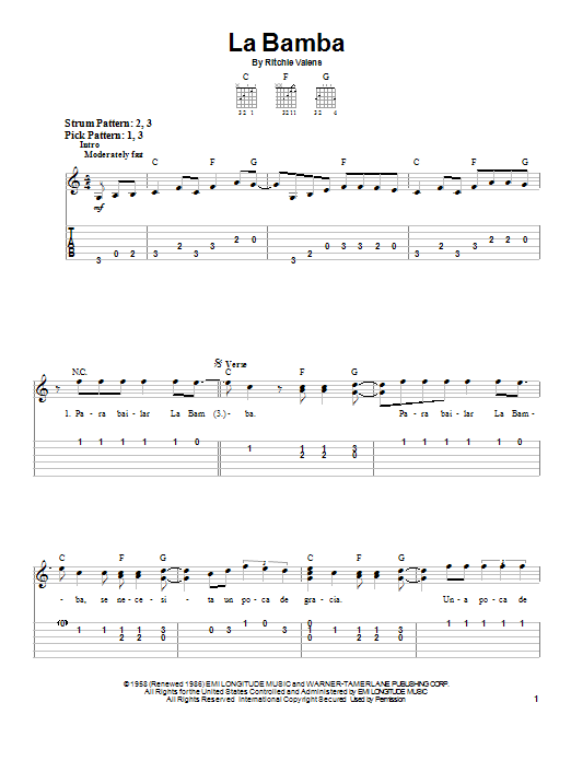 Product gallery: Page 1 of 1 La Bamba, Ritchie Valens
