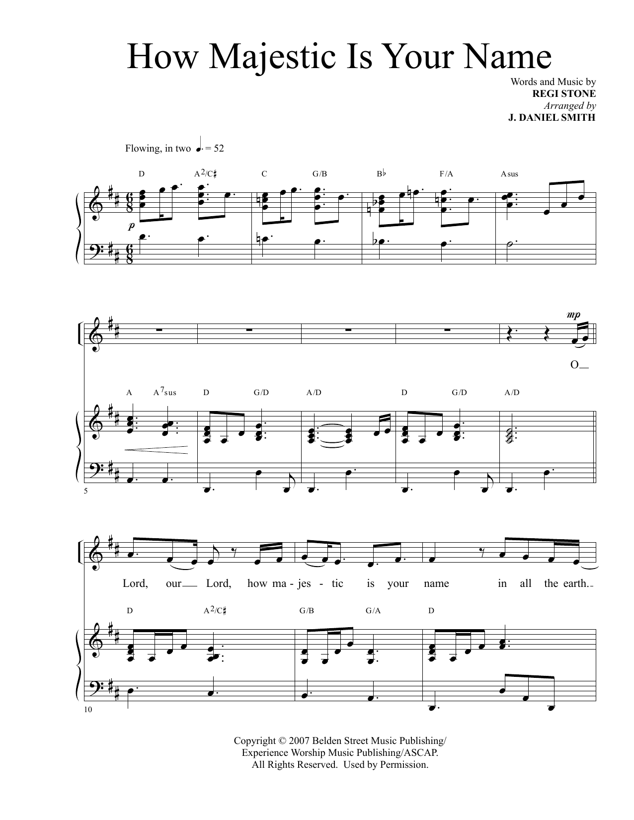 Product picture to: How Majestic Is Your Name (arr. J. Daniel Smith)
