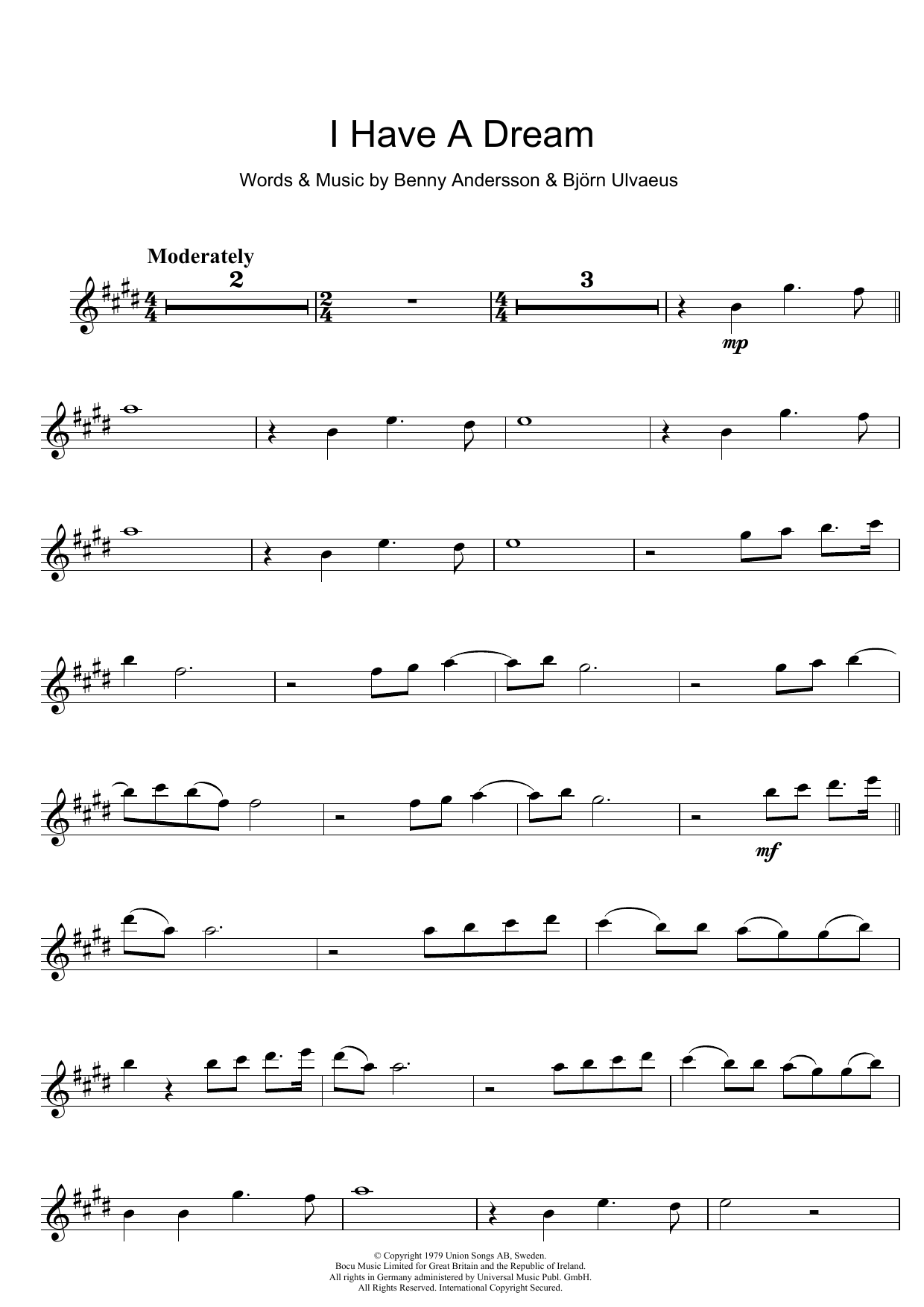 Product gallery: Page 1 of 1 I Have A Dream, ABBA