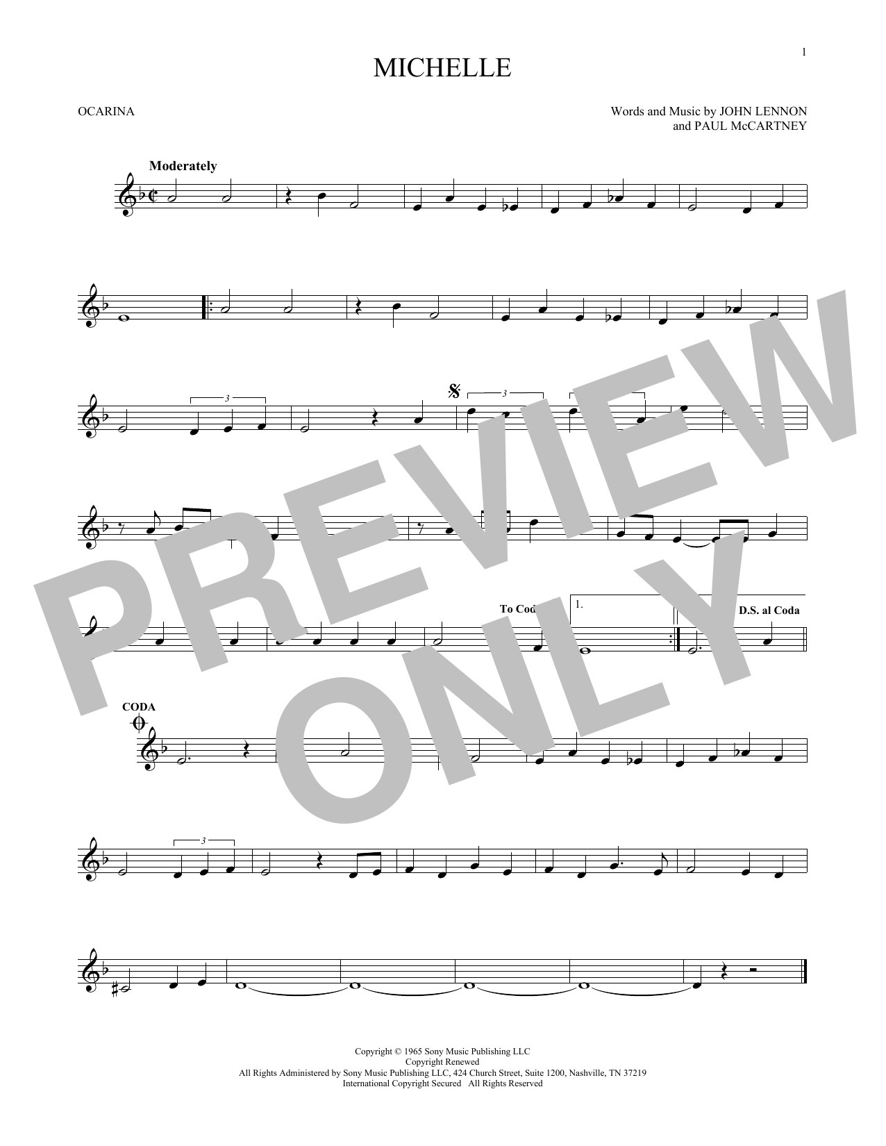 Product gallery: Page 1 of 1 Michelle, The Beatles