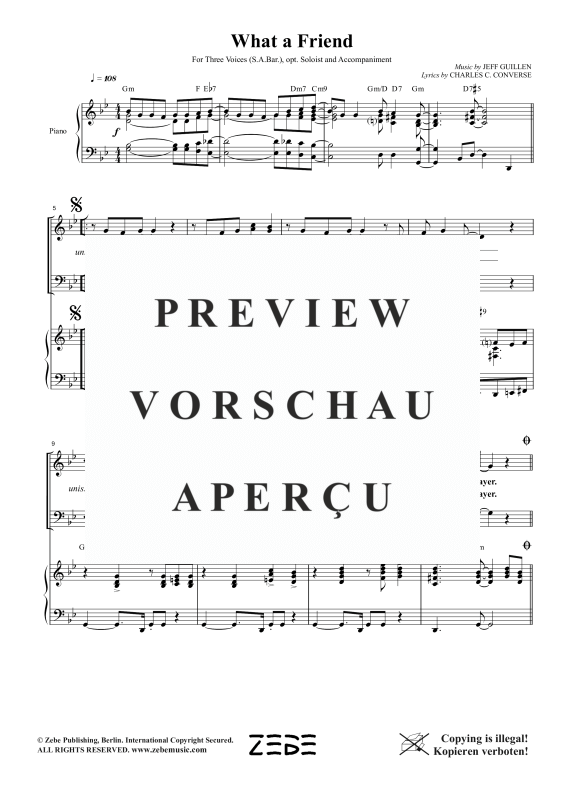 Produktgalerie: Seite 5 von 7 What A Friend, , Gemischter Chor SAB