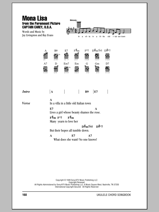 Product gallery: Page 1 of 1 Mona Lisa, Nat King Cole