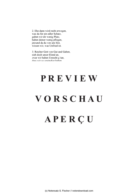 Product gallery: Page 3 of 3 Fried, wo bist so lang geblieben , , (mixed choir)