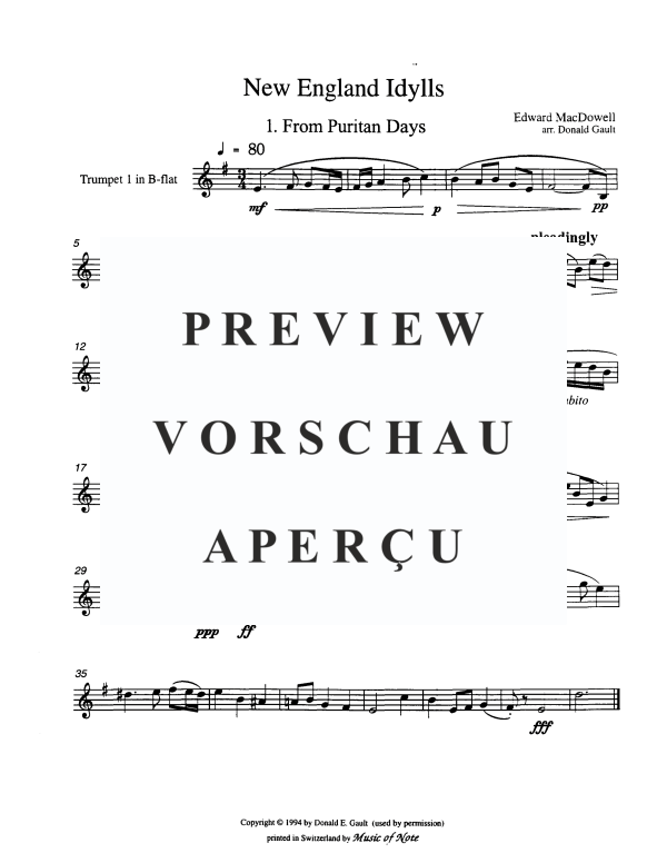 Produktgalerie: Seite 7 von 11 New England Idylls, , Blechbläser Quintett