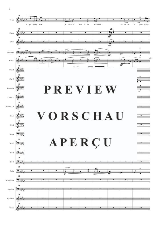Produktgalerie: Seite 7 von 11 Lied an den Mond, , Sopran Solo und Concert Band