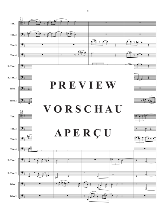 Product gallery: Page 9 of 21 Passacaglia Interruptus , , (Brass Ensemble)