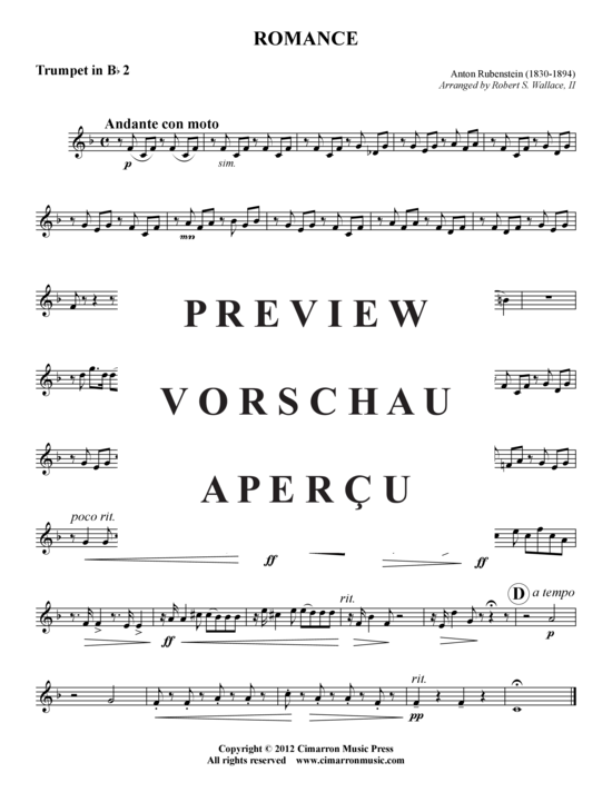 Produktgalerie: Seite 5 von 8 Romanze , , (Blechbläserquintett)