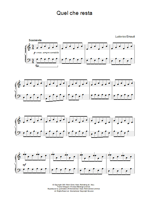 Product gallery: Page 1 of 1 Quel Che Resta, Ludovico Einaudi