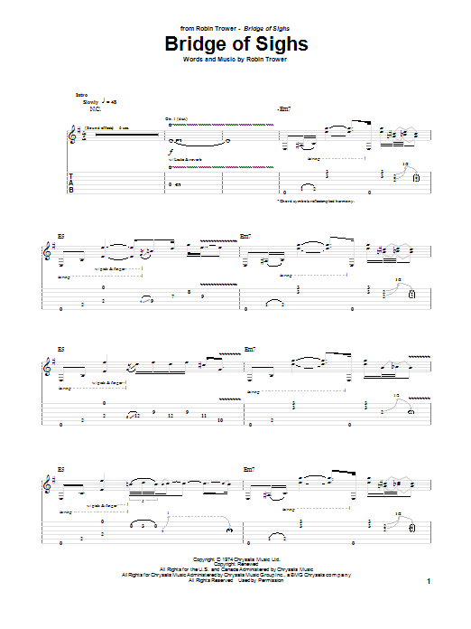 Produktbild zu: Bridge Of Sighs