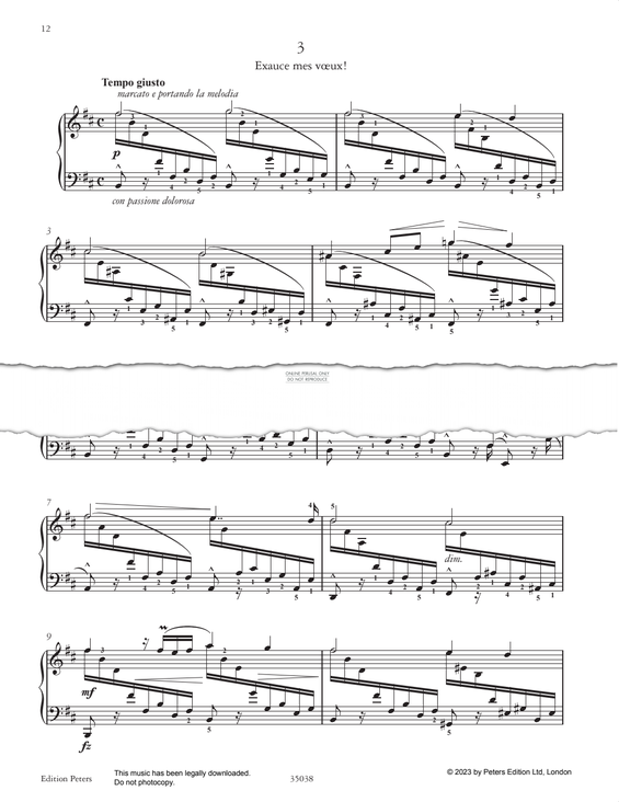 Produktgalerie: Seite 1 von 1 Etude in B minor, Adolph von Henselt, Klavier