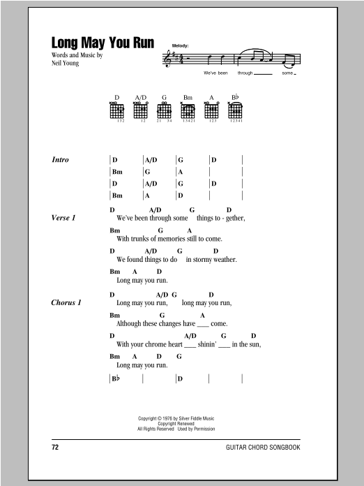Product picture to:  Long May You Run - Neil Young