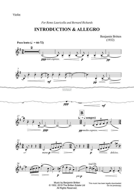 gallery: Introduction and Allegro, Benjamin Britten, Klavier, Violine, Violoncello