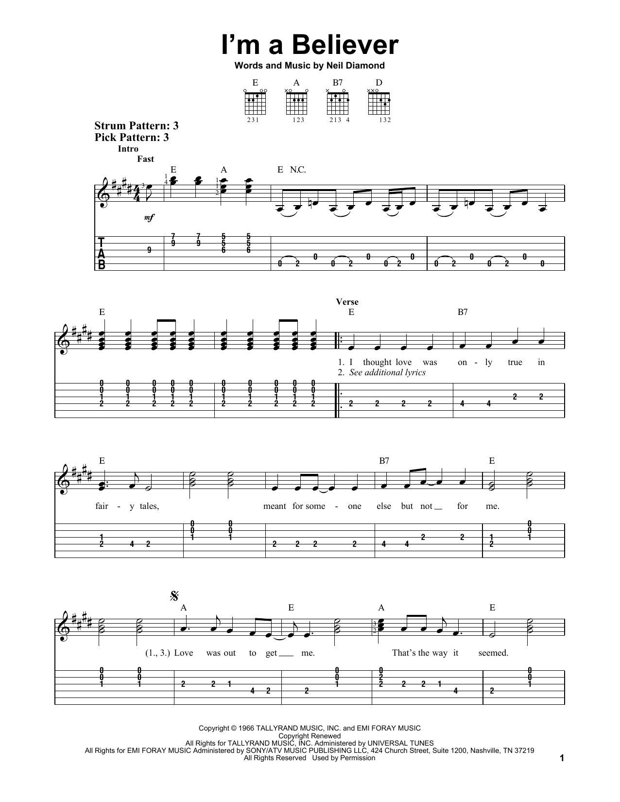 Product gallery: Page 1 of 1 I'm A Believer, Neil Diamond