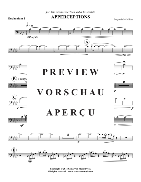 Product gallery: Page 18 of 21 Apperceptions , , (4x Baritone, 4x Tuba)