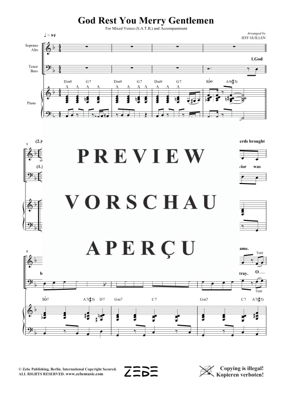 Produktgalerie: Seite 7 von 11 God Rest You, Merry Gentlemen, , Gemischter Chor und Klavier