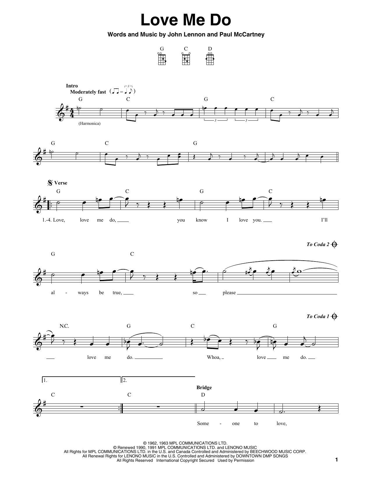 Product gallery: Page 1 of 1 Love Me Do, The Beatles