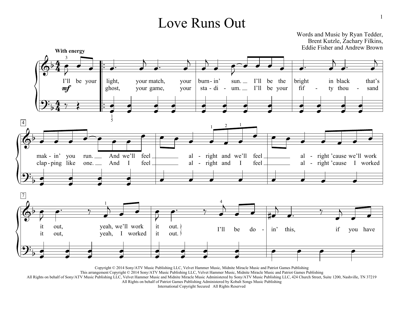 Product picture to: Love Runs Out