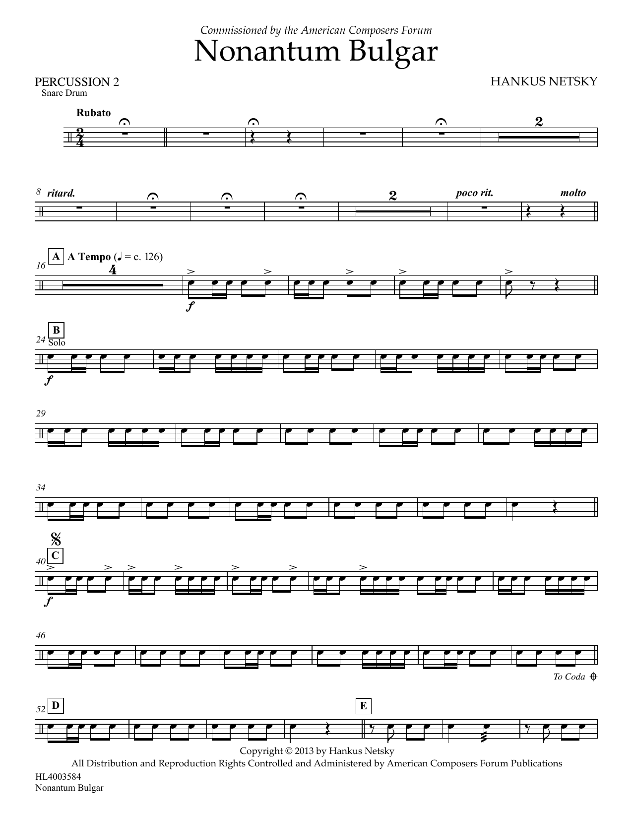 Produktgalerie: Seite 1 von 1 Nonantum Bulgar - Percussion 2, Hankus Netsky, Ensemble