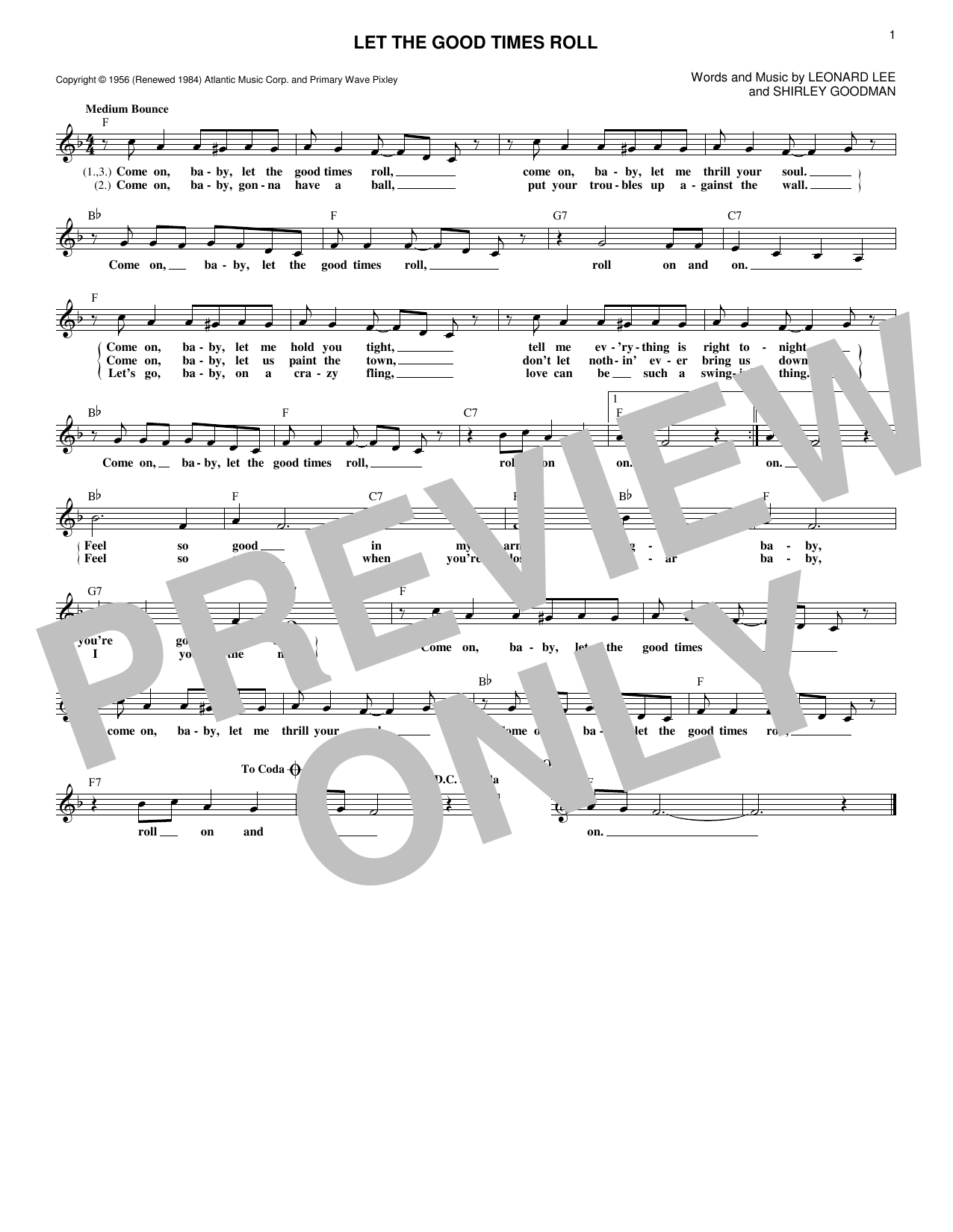 Produktbild zu: Let The Good Times Roll