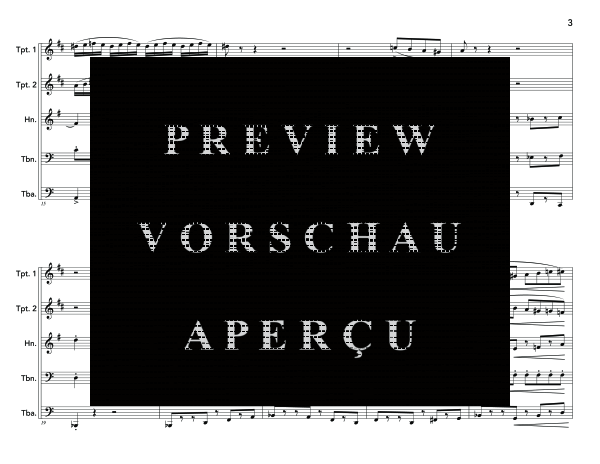 Produktgalerie: Seite 7 von 11 Brass Turbulences, , (Blechbläser Quintett)