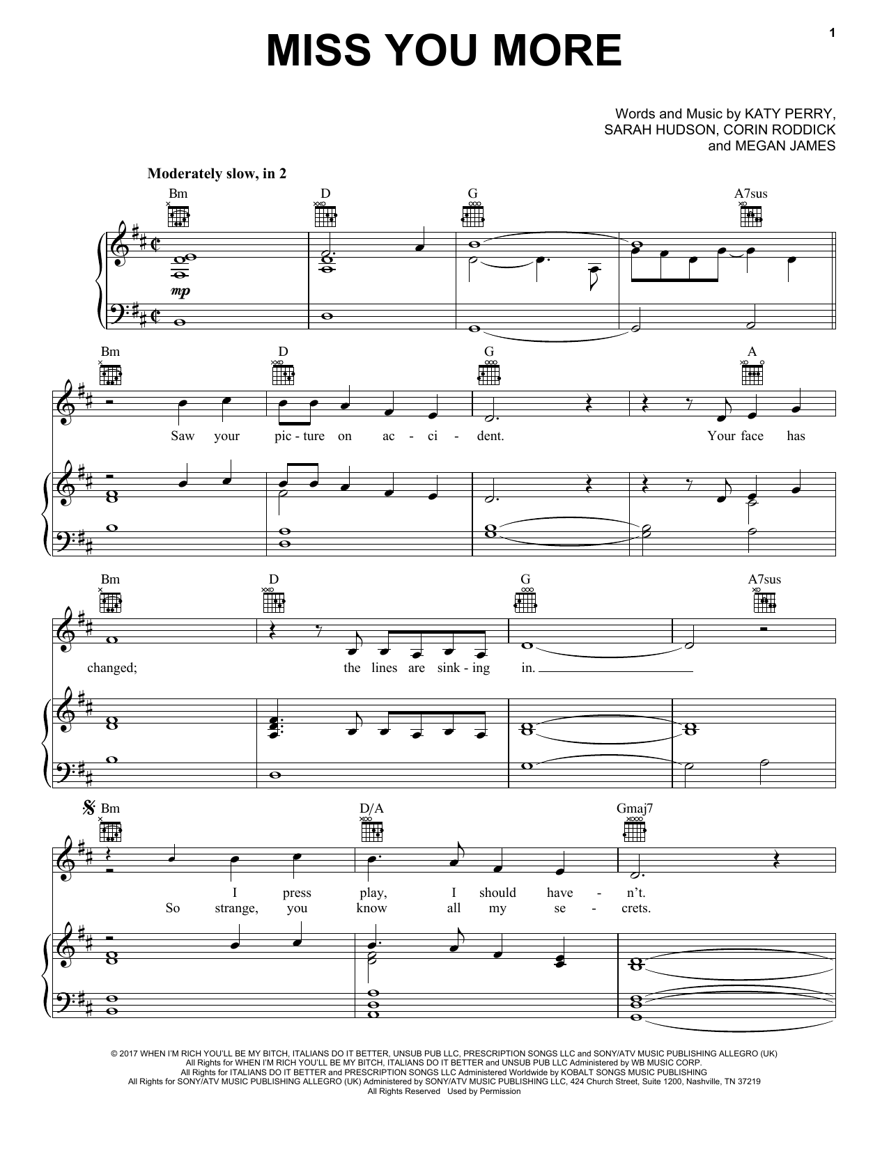 Produktbild zu: Miss You More