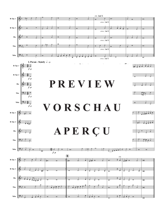 Produktgalerie: Seite 3 von 14 Holborne Suite , , (Blechbläserquintett)