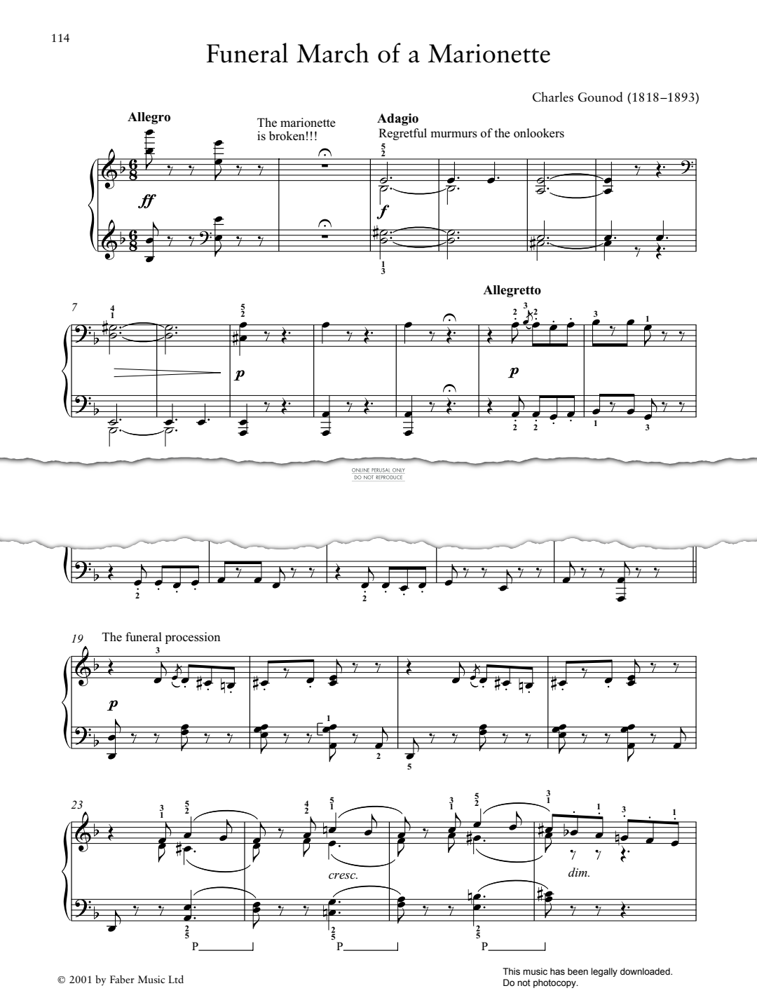 Produktbild zu: Funeral March of A Marionette