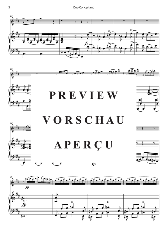 Product gallery: Page 6 of 66 Duo Concertant - op 103, pour Flute et Piano , , (flute + piano)